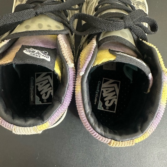 VANS SUPER CUSH SLOUCHED SNEAKER SHOES LEOPARD CHEETAH CHECKER GRay size 7 - Picture 9 of 10